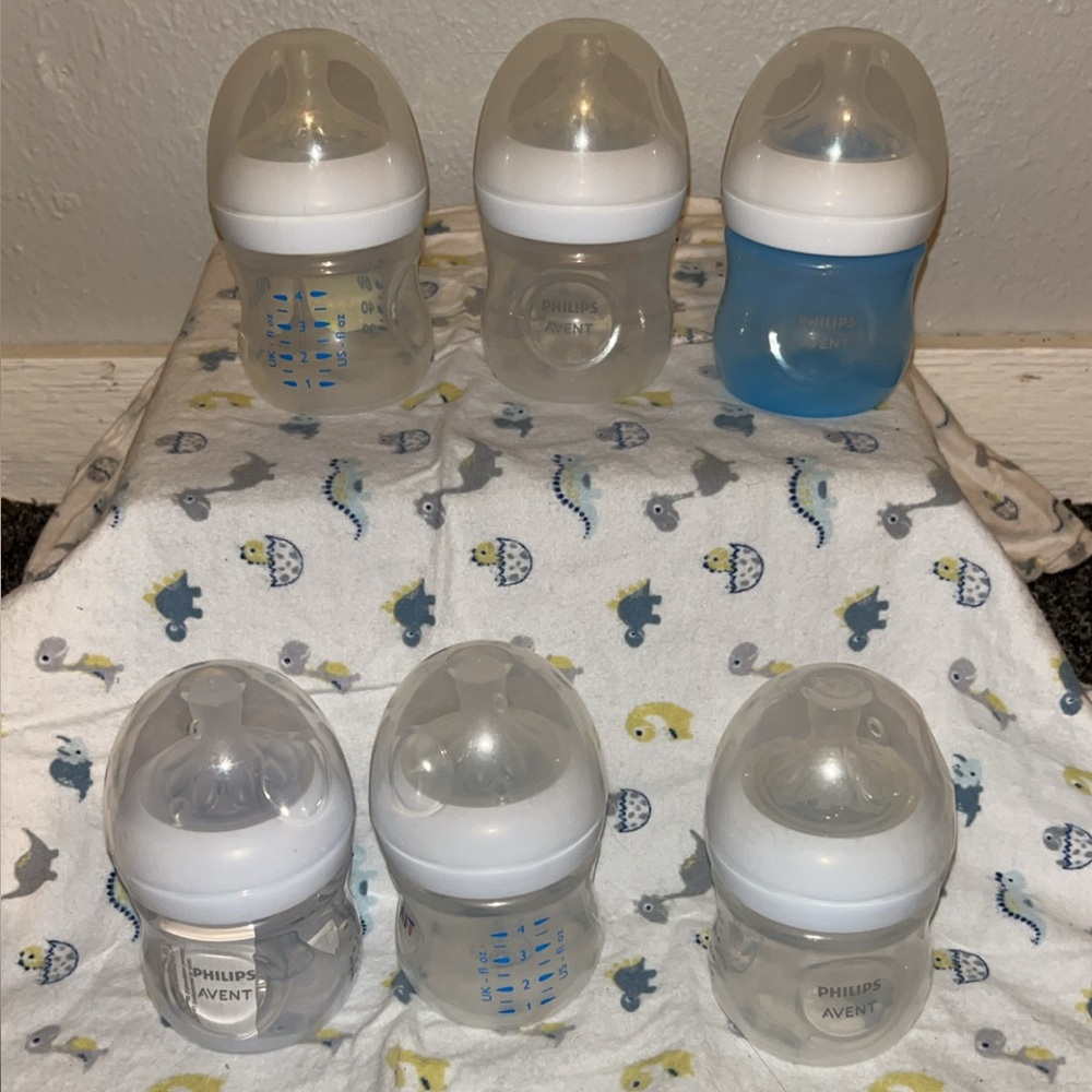 Philips Avent Baby Bottles Set of 6; 5oz bottles